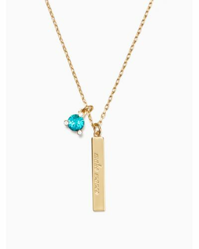 CZ Birthstone Pendant Necklace $58 | eBay