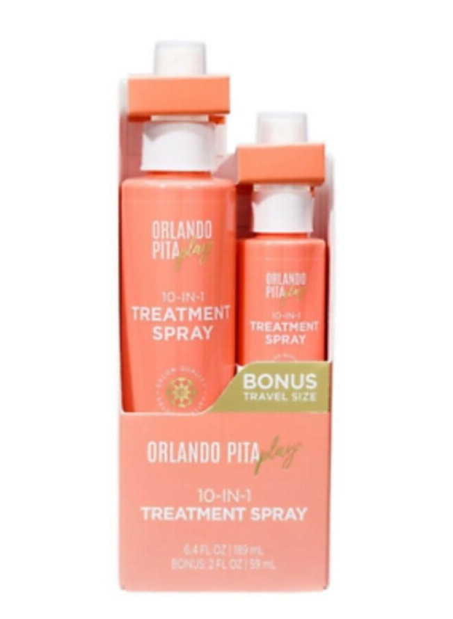 Orlando Pita Play 10-in-1 Hair Treatment (6.4 oz AND  2 oz  Spray Bottles - 0 SH
