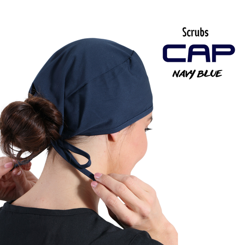 Surgical Scrub Cap Doctor Nurse Kitchen Saloon Cotton Hat Adjustable Ot Cap - Picture 13 of 15