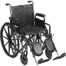 Drive BLS18FBD-ELR Wheelchair - Black/Blue