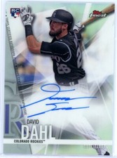 2017 Topps Finest Rookie Refractor Autograph #FA-DDA David Dahl