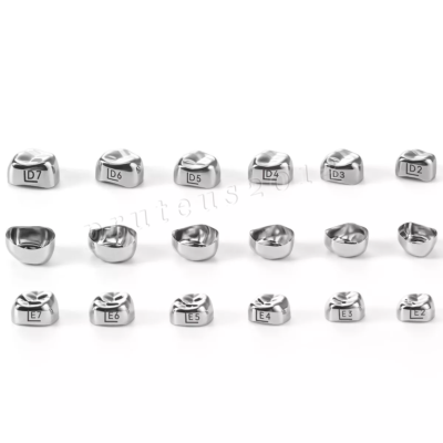 Dental Kids Primary Molar Crown Stainless Steel Pediatric
