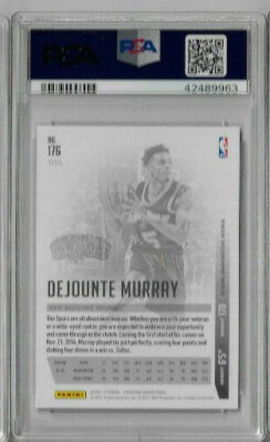 2016 Panini Prestige DeJounte Murray PSA 10 RC | eBay