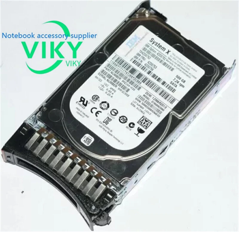 NEW IBM 42D0752 42D0753 42D0756 500GB 7200 RPM SFF 2.5'' SATA HDD Hard Drive - Image 4 of 4