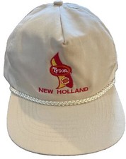 Vintage New Holland TYSON Rope Trucker Snapback Cap Hat KC