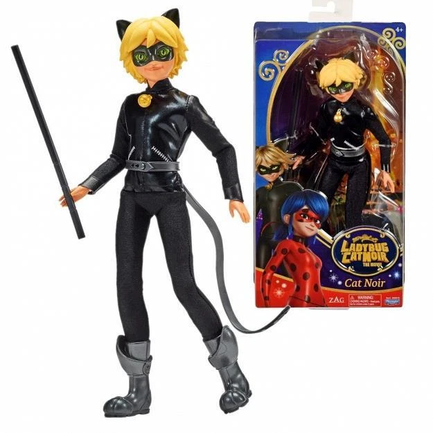 Miraculous LadyBug Catnoir The Movie Catnoir Doll 11/26cm Gifts +3