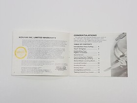 Top Gun Authentic Original NES Nintendo Manual Only *wear