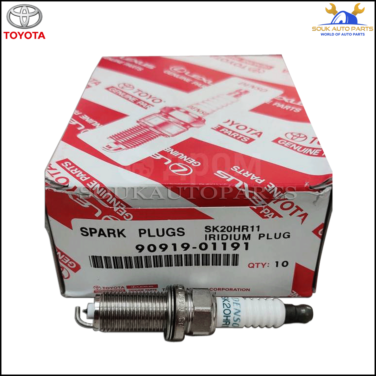 90919-01191 Genuine Toyota PLUG, SPARK 9091901191 OEM 4RUNNER