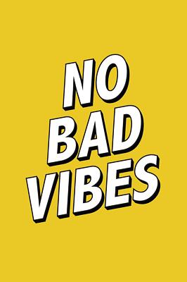 No Bad Vibes Kunstdruck 20 x 30 cm