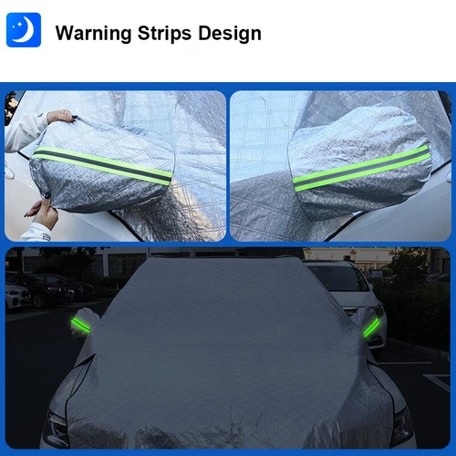 Car Thick Windshield Cover Protector Winter Snow Ice Rain Frost Guard Sun Shade - Picture 8 of 14