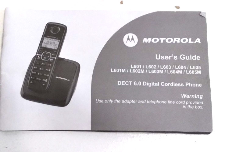 DECT Cordless Phone Expansion Handset -  Motorola - L601M - Black - Tested