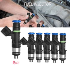 Genuine Set of 6 Fuel Injectors  For 2005-2010 Ford Mustang 4.0L