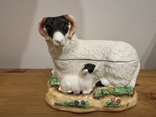 Border Fine Arts James Herriot Country Kitchen Sheep Sugar Bowl