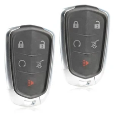 2 Key Fob Remote for 2015 2016 2017 2018 2019 Cadillac XT4 SRX Escalade HYQ2EB