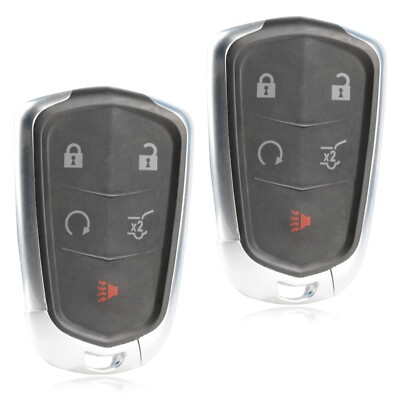 2 Key Fob Remote for 2015 2016 2017 2018 2019 Cadillac XT4 SRX Escalade HYQ2EB