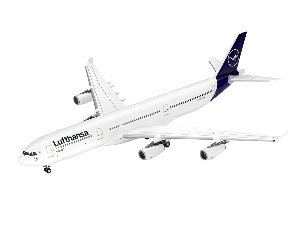 A340-300 Lufthansa New Livery 1:144 Plastic Model Kit REVELL - Immagine 2 di 4