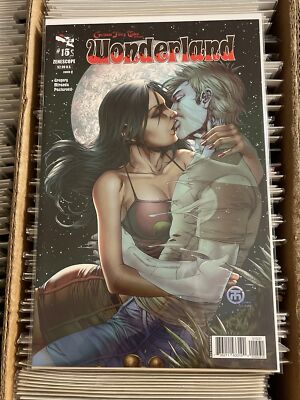 WONDERLAND #15 HARVEY TOLIBAO COVER C alice zenescope 2013 full moon kiss 