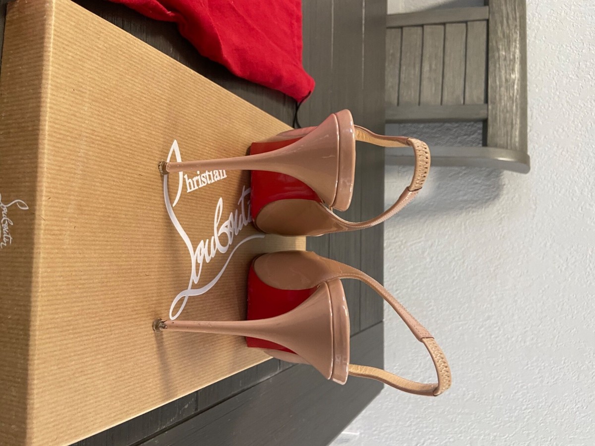 35　Christian Louboutin　ルブタン　ピンクベージュ　未使用 So Kate 120 ベージュ パテントレザー - Shoes - Women