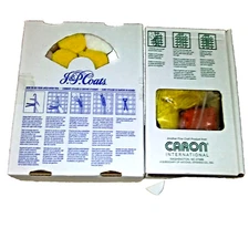 2 vintage  Latch Hook Kits J.P. Coats and caron  international uncomplete