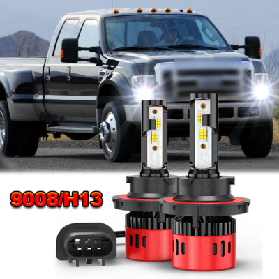 For Ford E 450 Super Duty 5.4L 6.8L 2008-2019 H13 CSP LED Headlight Hi/Low Bulbs