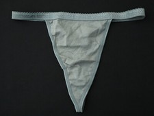 NEW Victoria's Secret VTG 100 Cotton Signature V-String Thong Panties MEDIUM