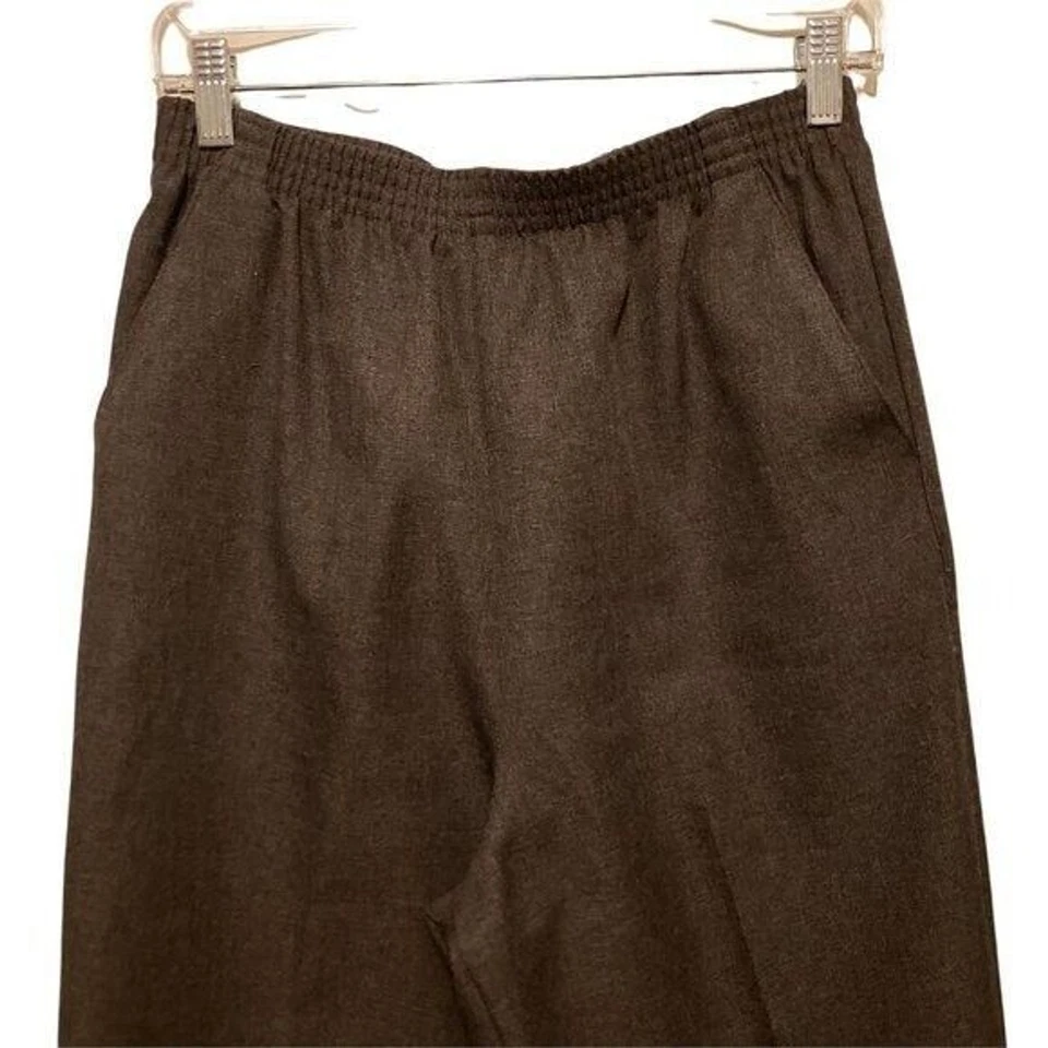 Pantalón Donn Kenny Mujer Talla 14 Gris Cintura Elástica Sólida Foto 2 de 4