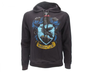 Felpa Harry Potter Corvonero Originale Stemma Casa con cappuccio
