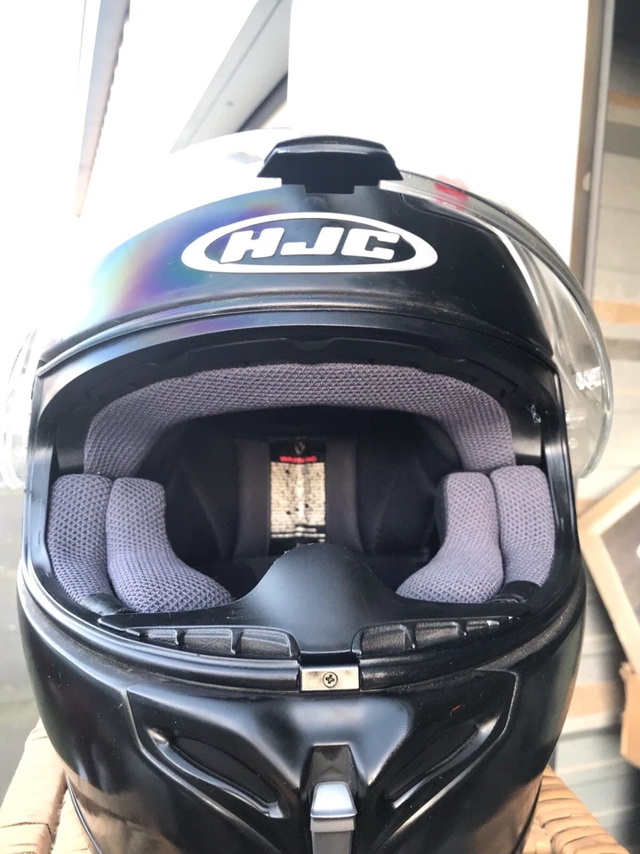 Шлем мотоциклетный HJC черный размер FG-17 M, L 7 1/8 - 7 1/4 S7-58 см CA1183-14 - Изображение 2 из 4