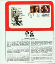 1997 Opera Singers Lily Pons & Richard Tucker 1ST Day Issues