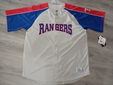Texas Rangers Jersey 2XL Mens Dynasty Gray Embroidered Stitched MLB Baseball  C2