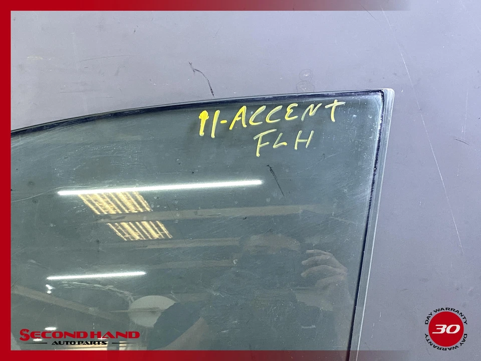 2012 - 2017 Hyundai Accent - LEFT FRONT - Door Window Glass OEM — 第 2/4 张图片