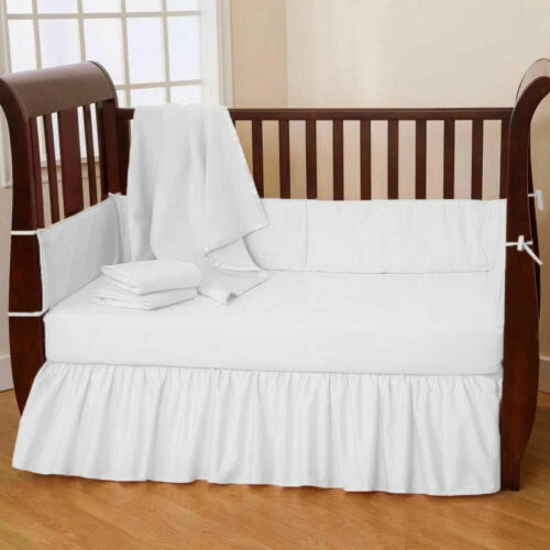 Extra long cheap crib skirt