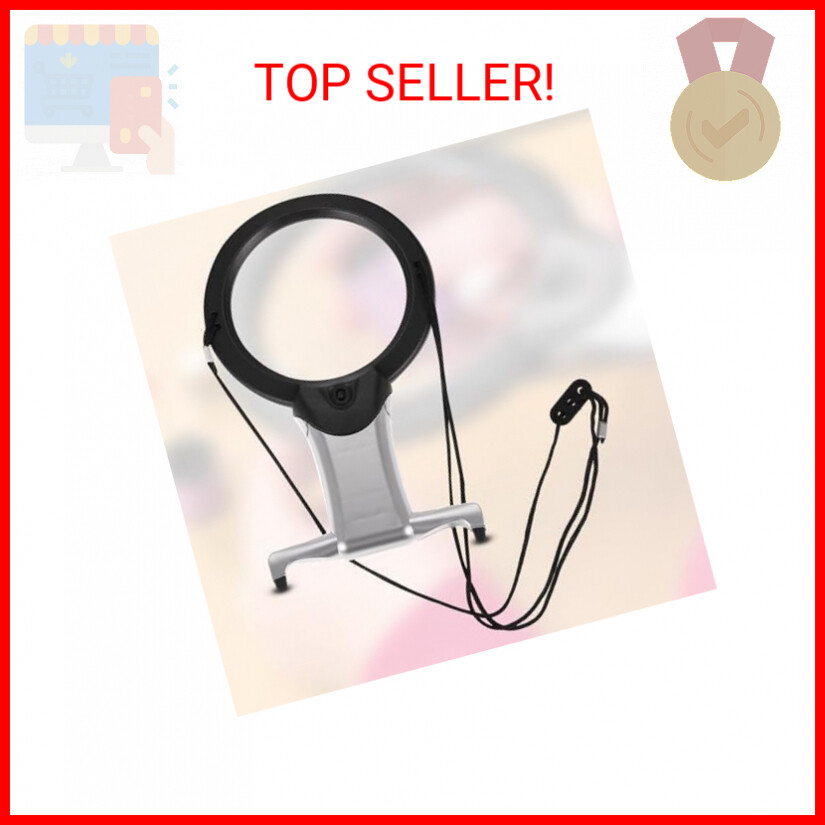 ARSUK Magnifying Glasses with Light Hands-Free Neck Magnifier for Reading Sewing