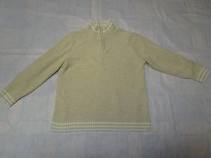 cream colored mock turtleneck