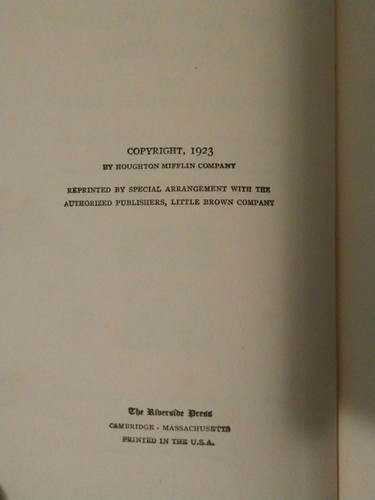 Vintage 1923 HC The Man Without a Country by Edward Everett Hale Riverside Press - Picture 5 of 8