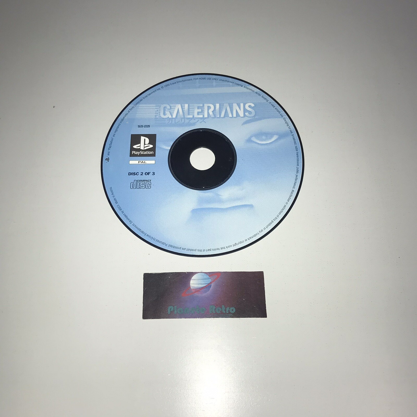 Galerians - PS1  CD2 Loose Version Française PlayStation Sony