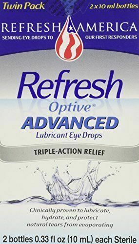 REFRESH OPTIVE 2 x 0.33oz Advanced Lubricant Eye Drops