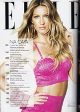 ELLE BRAZIL 2014 GISELE BUNDCHEN MADISON HEADRICK ALESSANDRA AMBROSIO KATE MOSS