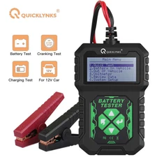 QUICKLYNKS BA107 Battery Load Tester 12V Car Battery Tester LCD Display 2000CCA