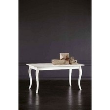 TAVOLO LEGNO MASSELLO FISSO 160X85 CONTRY COLLECTION VARI COLORI