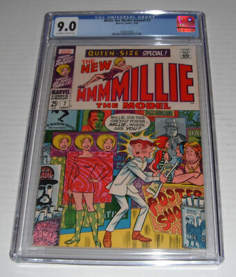 Millie the Model Annual # 7..CGC Blue slab 9.0 VF-NM grade..1968...4 higher--hh