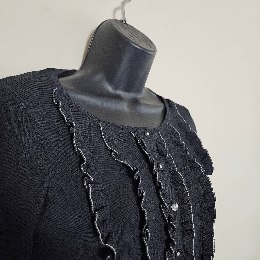 Ann Taylor Loft Ruffled Button Down - image 2