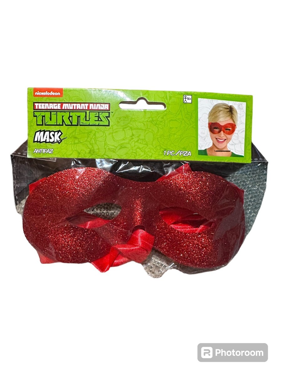 Nickelodeon's Teenage Mutant Ninja Turtles Adult Red Glitter Mask