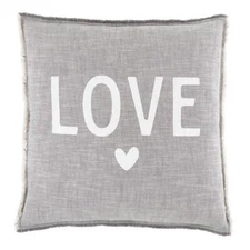Love Euro Pillow Comes with Down insert and hidden zipper Size 26in SQ Pack of 2