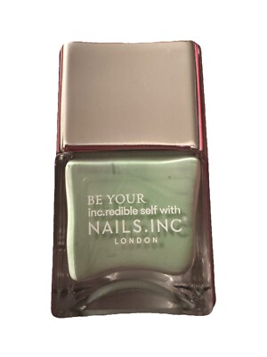 NAILS INC Nagellack Glaze For Days Light Mint Green 14ml Full Size Brandneu
