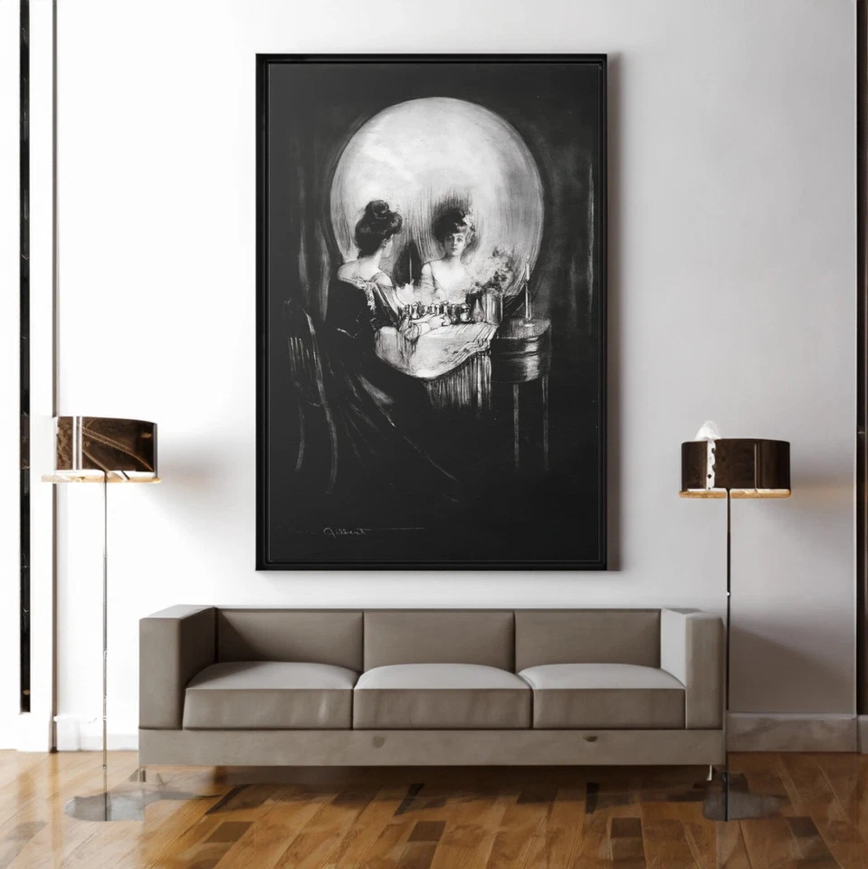 All is Vanity by Charles Allan Gilbert Canvas/Poster Wall Art - Image 2 of 2