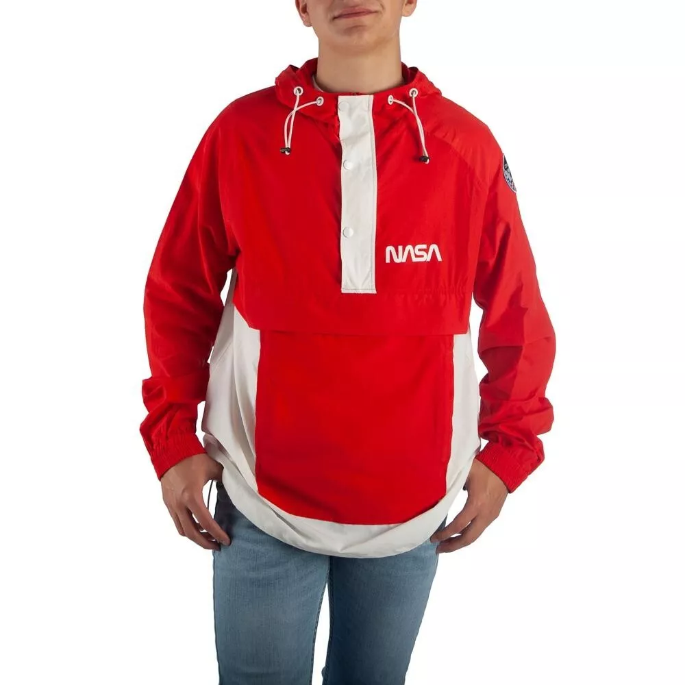 NASA Reflective Anorak Jacket with Patch