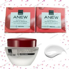 2x Avon Anew Reversalist Plump & Smooth Day Cream SPF20 50ml, Face Cream
