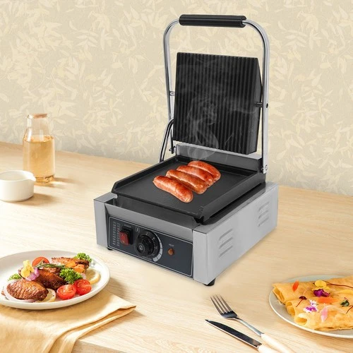 Commercial Electric Sandwich Panini Press Grill Sandwich Pannini Maker 1800W
Opens in a new window o