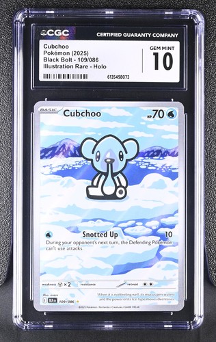 Cubchoo graded CGC 10 for sale on eBay
